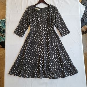 3/4 sleeve Floral dress - size 0-2 approx